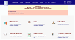 Desktop Screenshot of hojamat.es